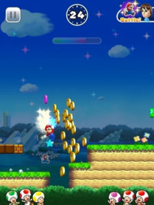 Super Mario Run on iOS