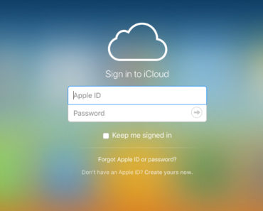 iCloud login